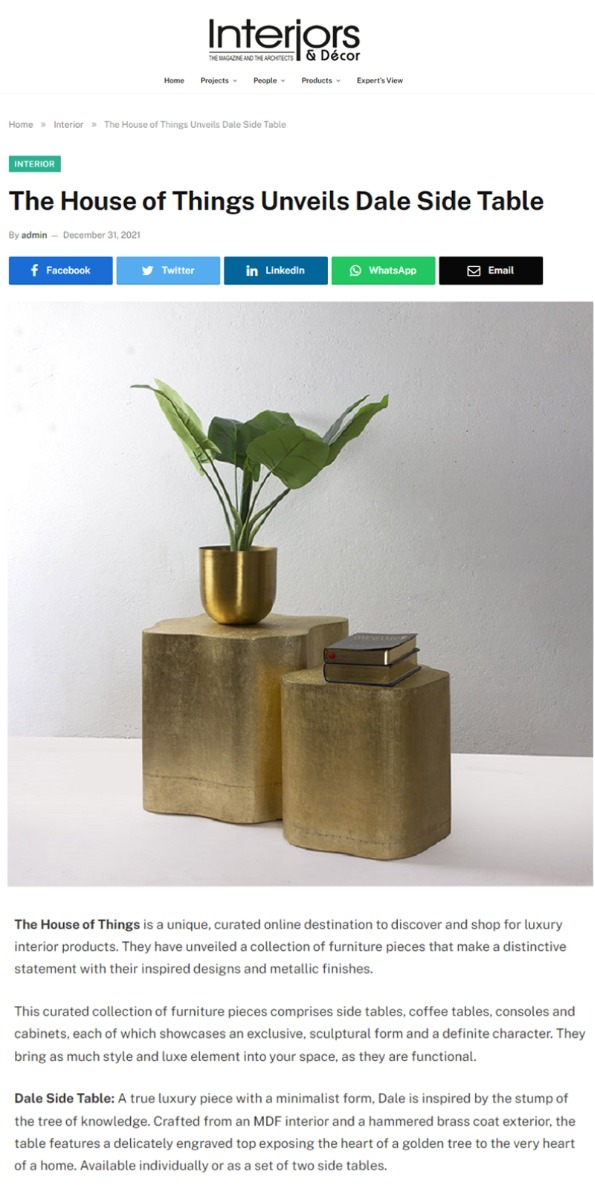 Interiors & Decor