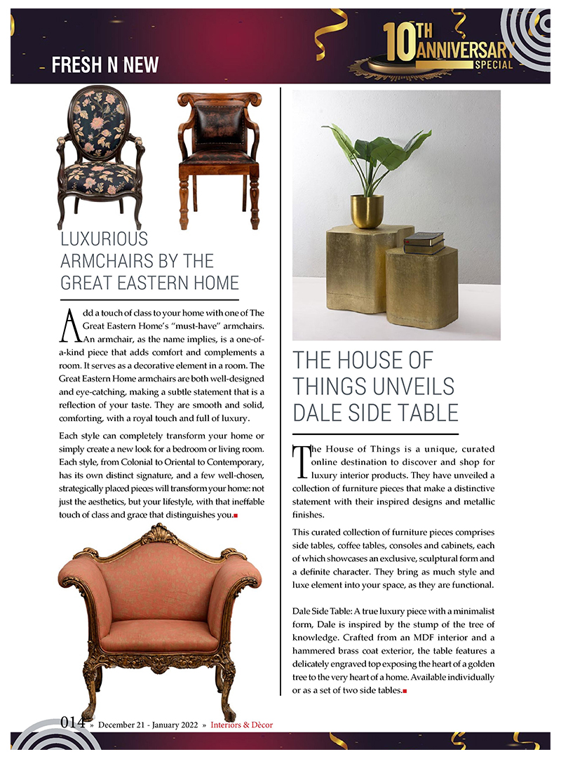 Interiors Decor Magazine
