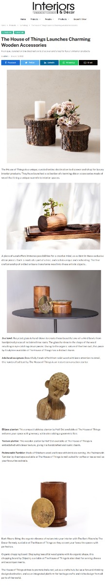 Interior Decor website