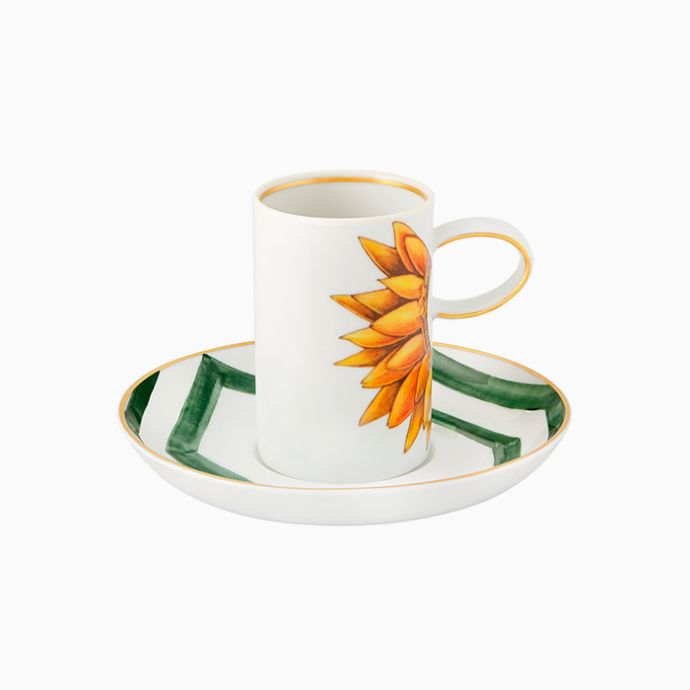 Coffee Cup & Saucer - Amazonia (Set Of 4)