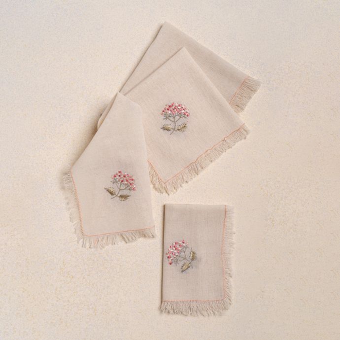 A Shaded Flower Napkin - Set of 4