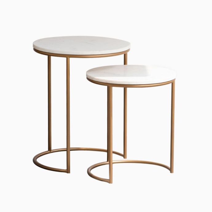 Adam Marble Nesting Tables (Set of 2)