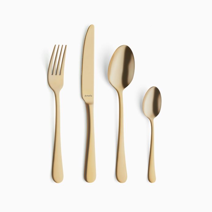 Austin Gold Cutlery Set, 24-Pieces