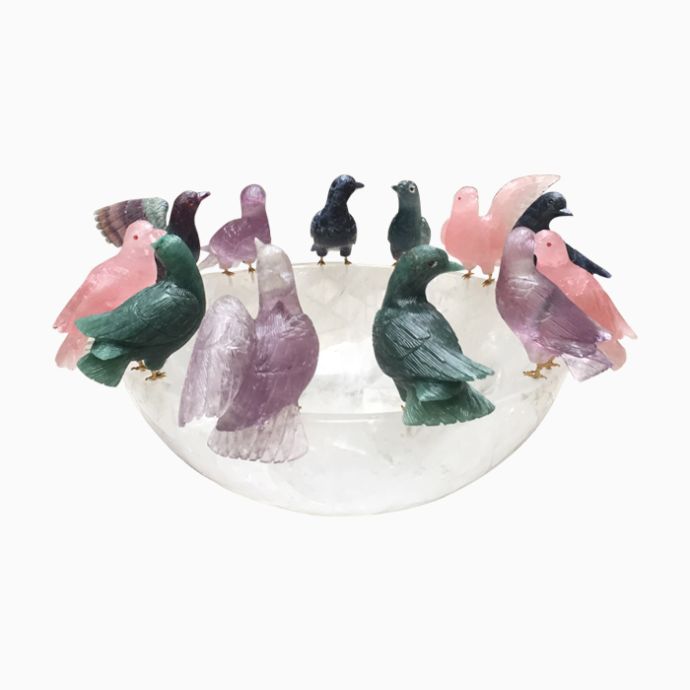 Bird Bath Sculpture