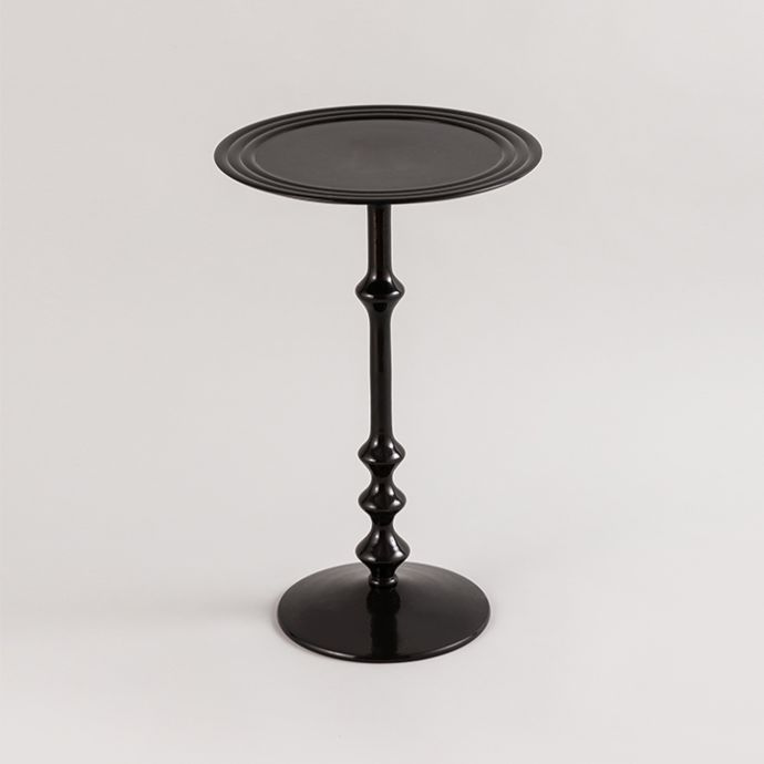 Black Ribbed Table