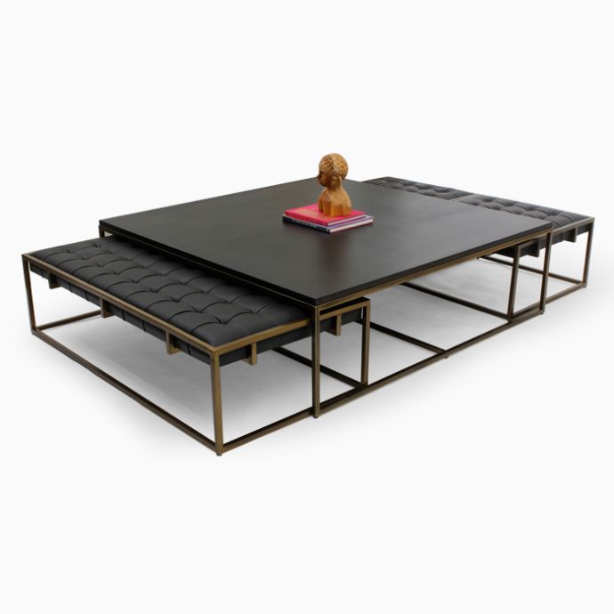 Mongol 4 Piece Coffee Table Set