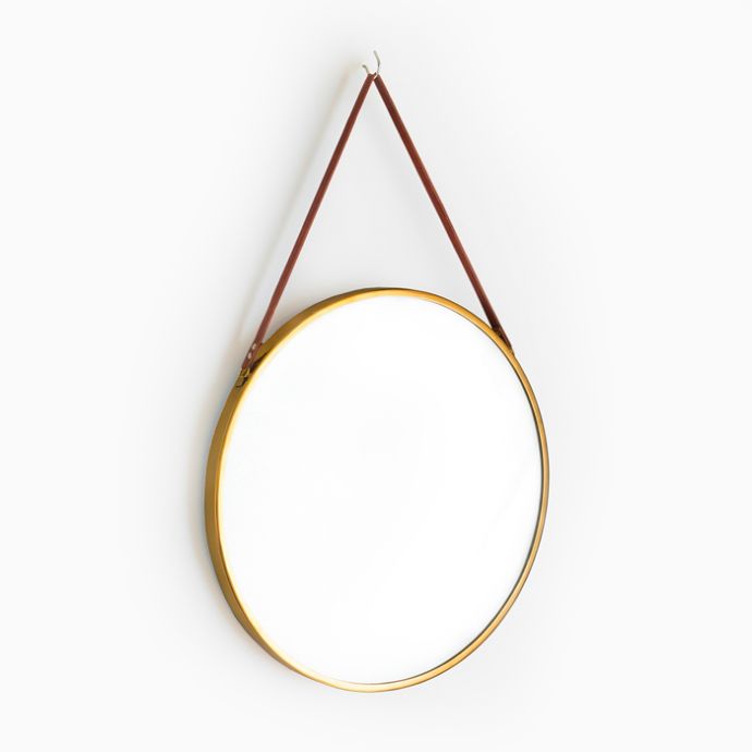 Brassel Round Mirror