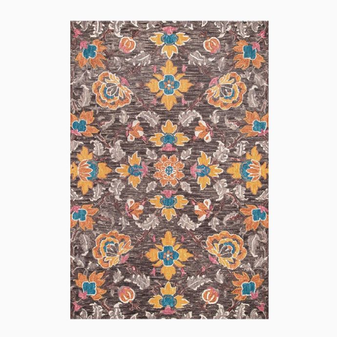 Camel Multicolour Suzani Hand Tufted Carpet 