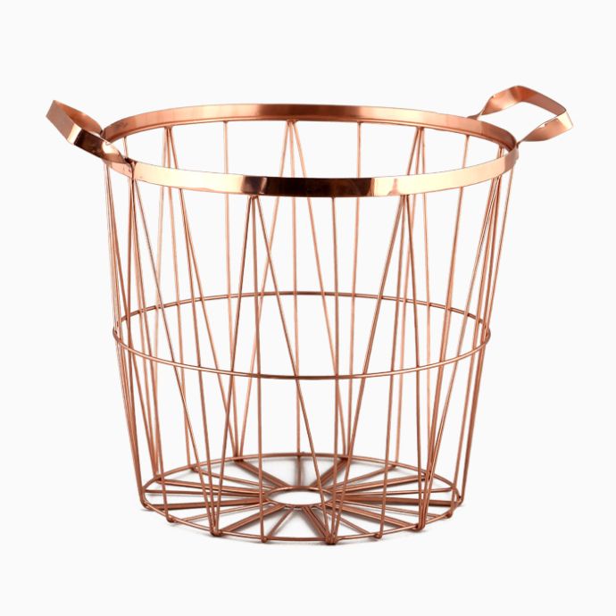 Contempo Wire Basket - Copper