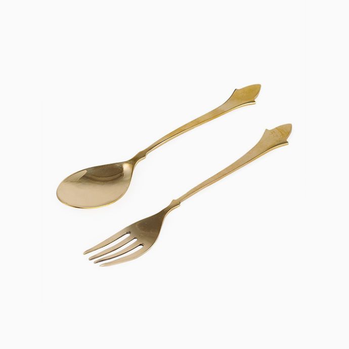 Cresent Fork Spoon Set