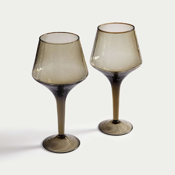 Dappeled Wine Glass (Set of 2)