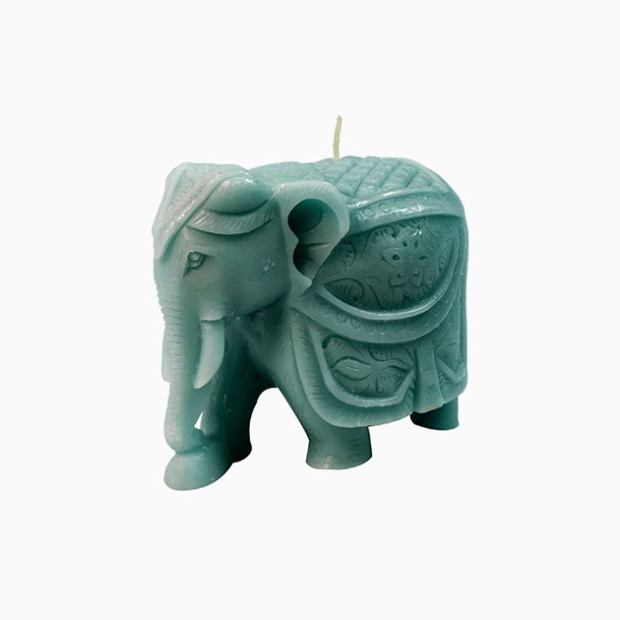 Elephant Figurine Candle