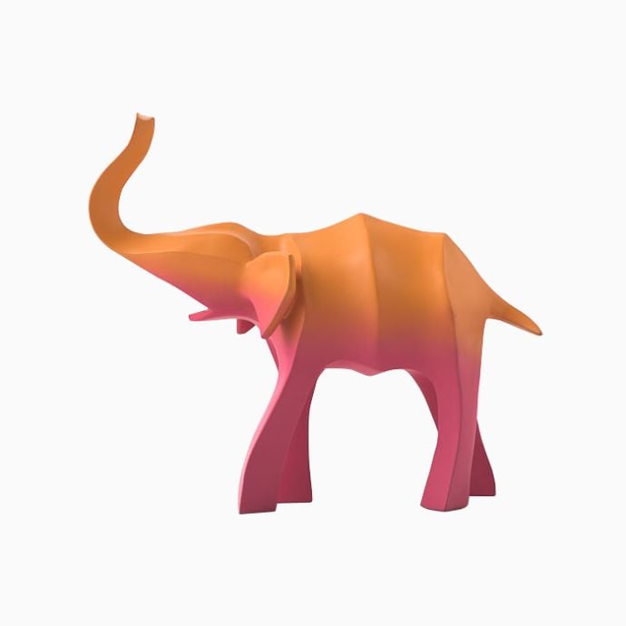 Elephanto- Gradient Sculpture