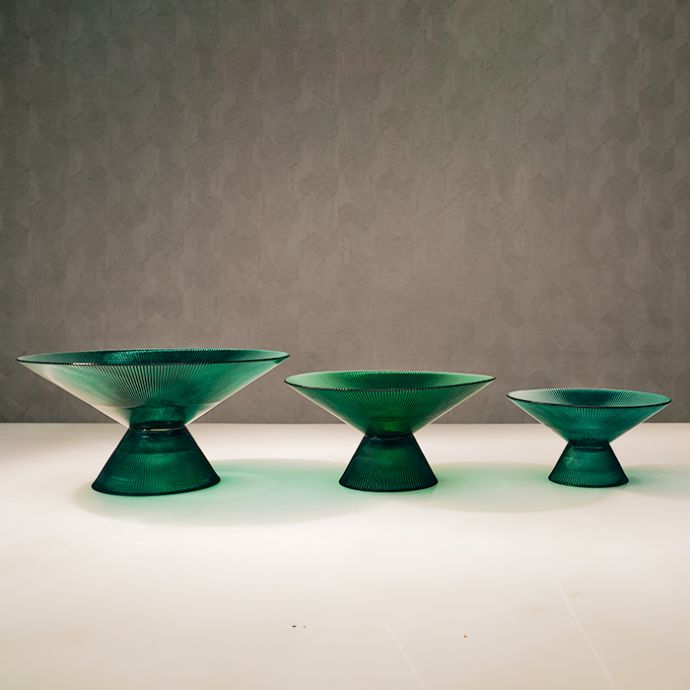 Emerald Glass Serveware