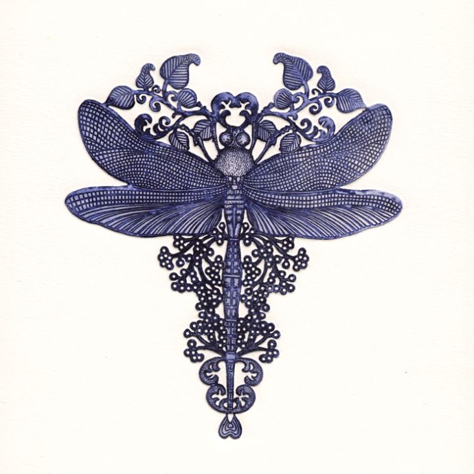 Dragonfly Etching