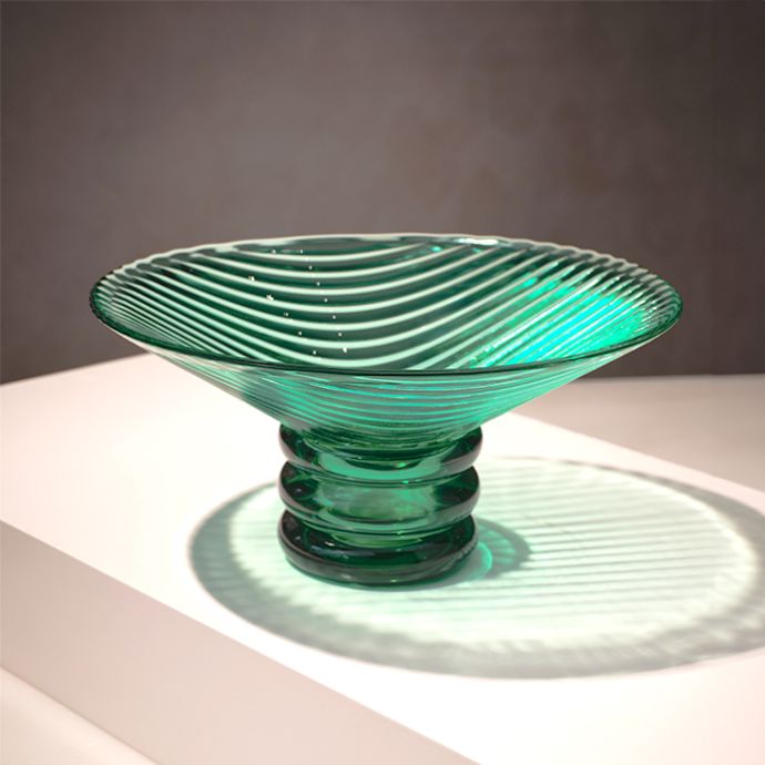 Detachable Green Glass Bowl
