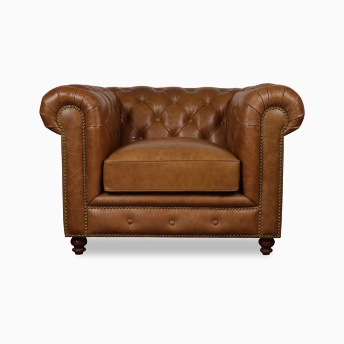 Gentleman’s Club Single Seater Sofa 