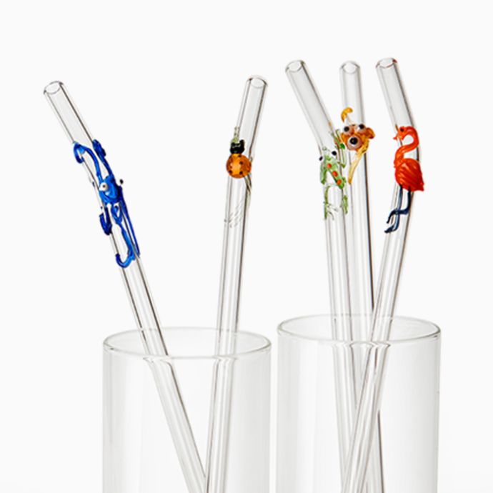 Butterfly Glass Straws – Luna Forest Boutique