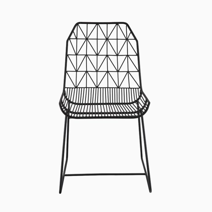 Iron Wireframe Chair