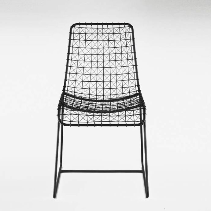 Iron Wireframe Chair 2