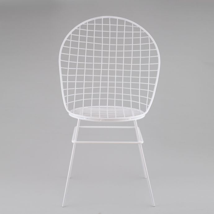 Iron Wireframe Chair 3