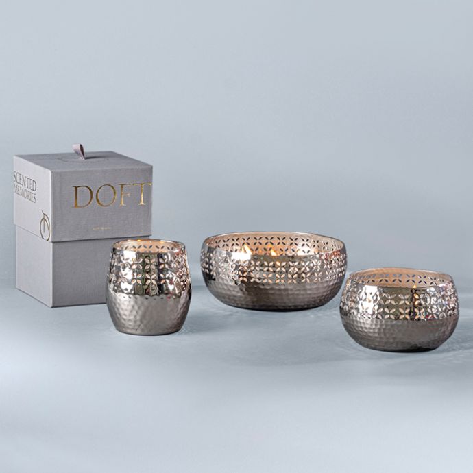 Jali Silver Candle