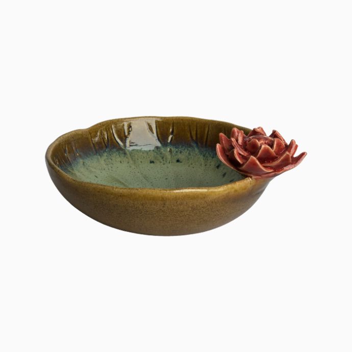 Lotus Bowl with Flower