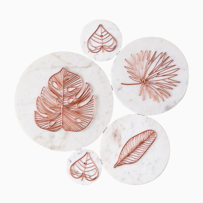 Marble Disk Cluster wall decor 