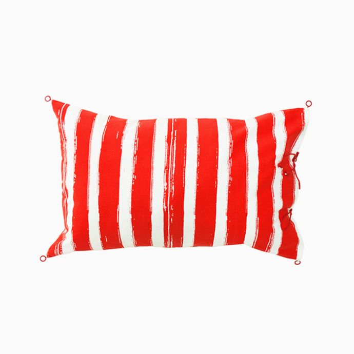 Patta Cushion Cover Red- Rectangle