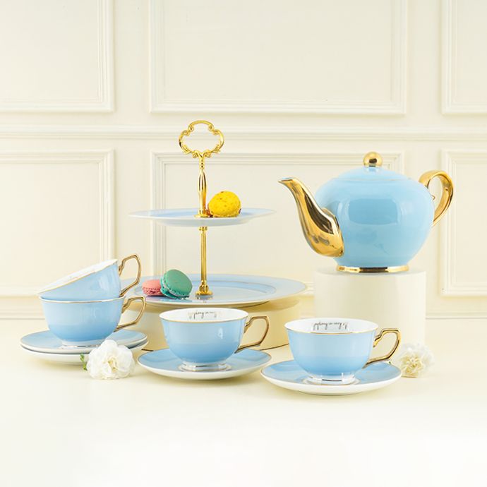 10 - Piece Signature Power Blue High Tea Set