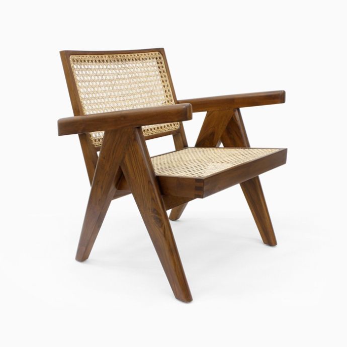 Pierre Jeanneret Cane Chair 