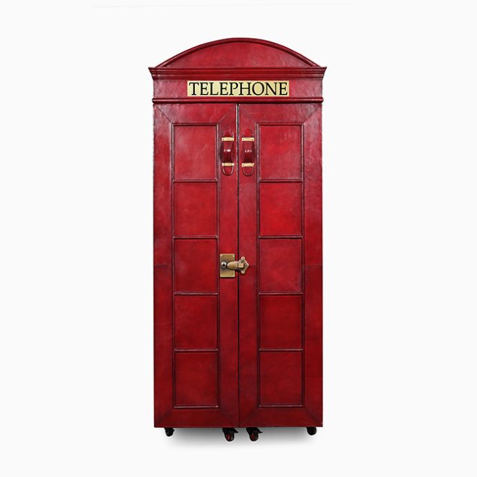 London Telephone Booth Portable Bar