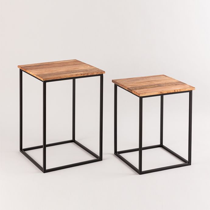 Square Nesting Tables - Set of 2