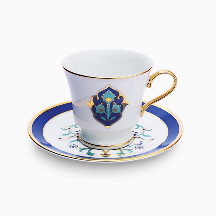Shores of Persia Tea Cup and Suacer (Set of 6) 