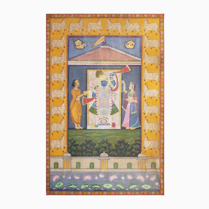 Shrinathji Manorath Pichwai Painting
