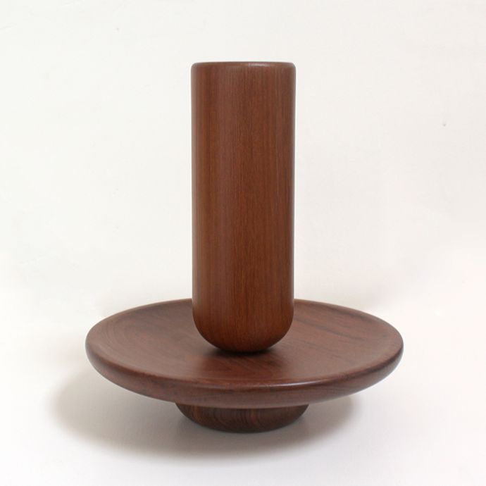 Plato Wooden Vase