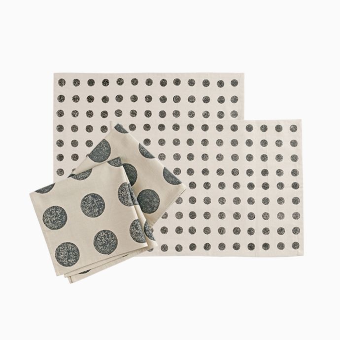 Moon Tablemats and Napkins (Set of 4)
