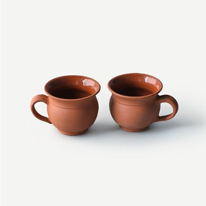 Elan -Terracotta Tea Cup- Set of 2