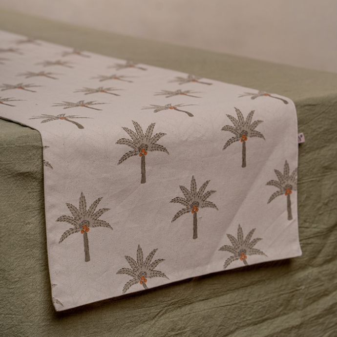 The Calm Palm Table Runner
