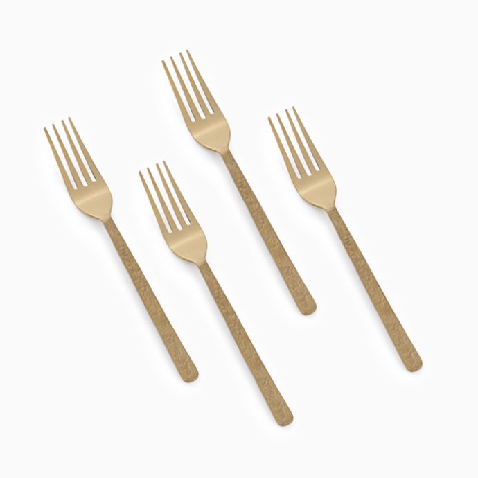 Fine Frost Dinner Fork-  Set  of 4