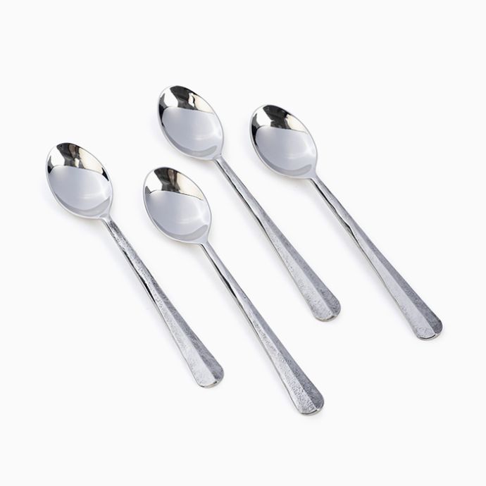 Silver Lining Dessert Spoon- Set of 4