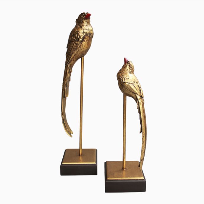 Vintage Bird (Golden) - Set of 2 