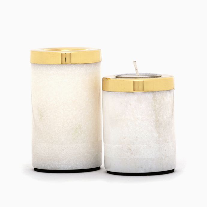 Yang Tealight Towers (set of two)