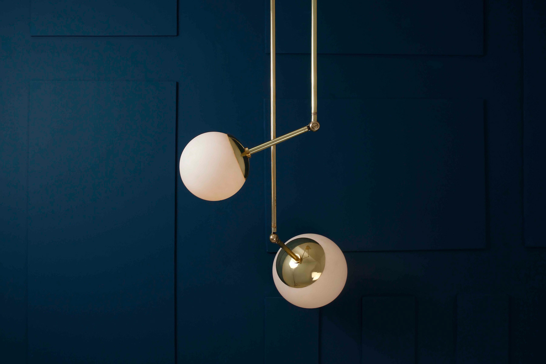 Tango Glass Globe Pendant Light by Paul Matter on The House of Things